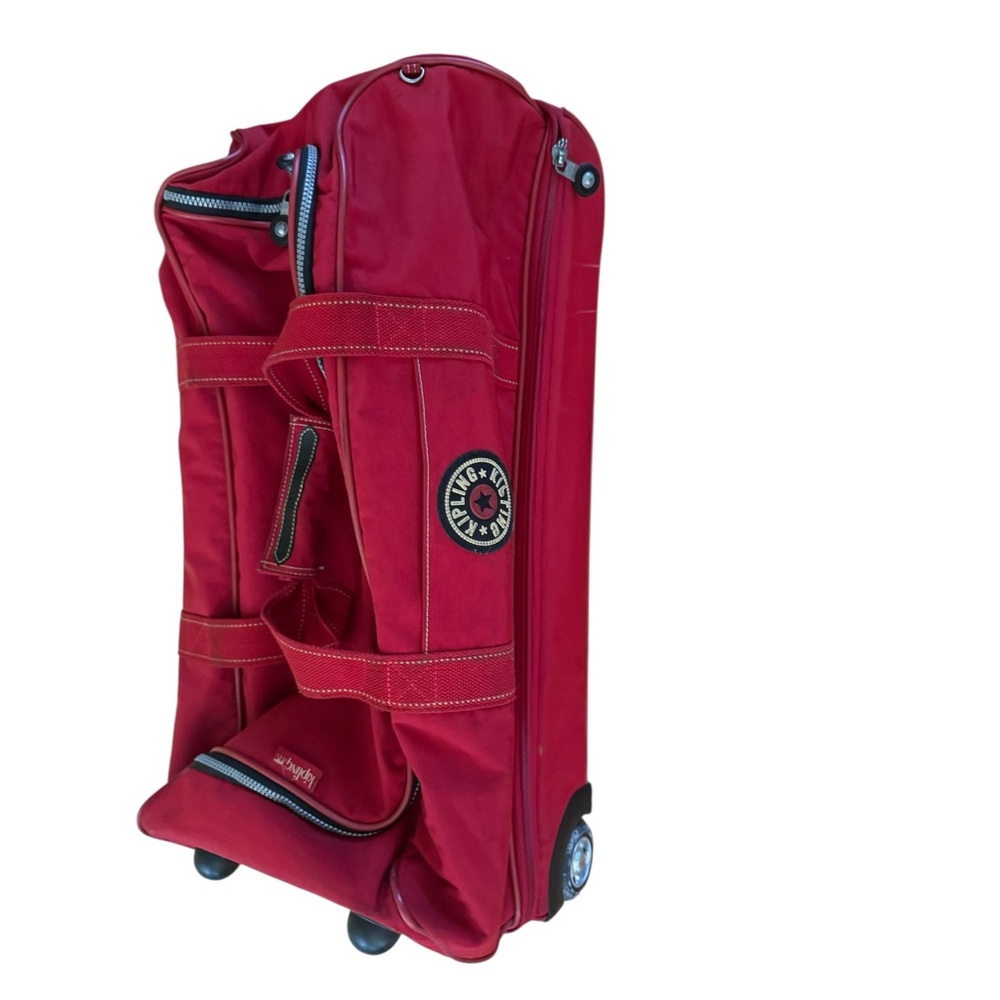 Kipling Bold Red Travel Duffel - Picture 7 of 16